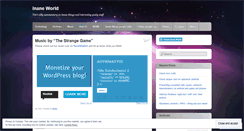 Desktop Screenshot of inaneworld.com